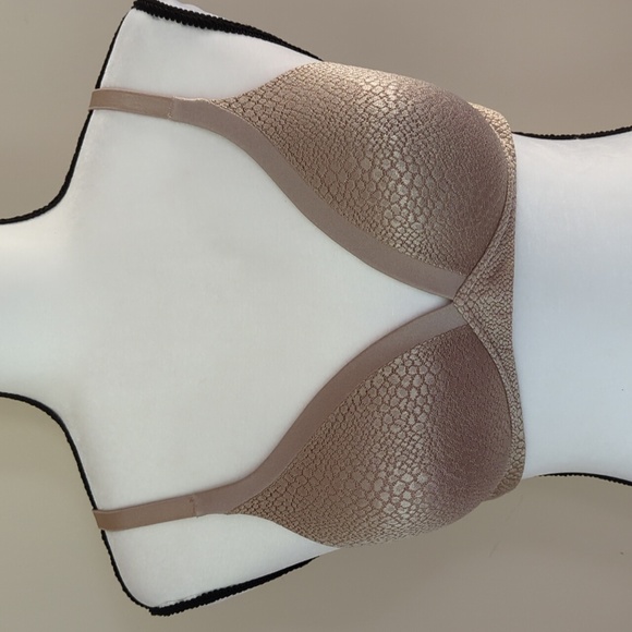 Warner's Lift Wire-Free Padded Bra 36B Tan Pattern - Picture 13 of 16